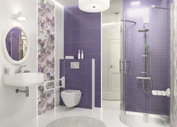 Фото ванной комнаты и туалета цветами