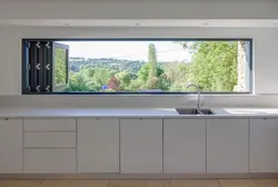 Kitchen Design With Window Panel