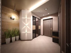 Ceiling design in a square hallway