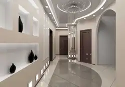 Ceiling design in a square hallway
