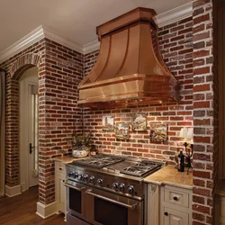 Brick Kitchen In The House Photo