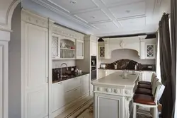 Kitchen interior ceiling classic