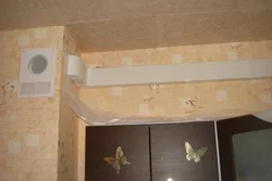 Ducts For Exhaust Hood In The Kitchen Photo