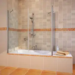 Photo of glass bathroom railings