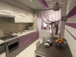 Kitchen design in one tone