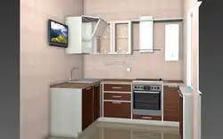 Khrushchev kitchen design with boiler
