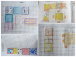Практическая работа планирование интерьера кухни
