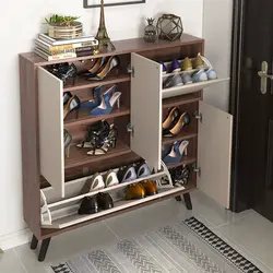 Дизайн прихожей с обувницей в квартире