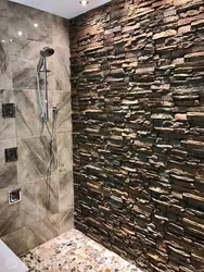 Bathroom Interior With Stone