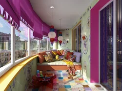 Детская комната на лоджии дизайн