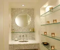 Айна мозаикасы бар ванна дизайны