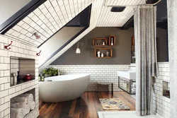 Bath design with beams