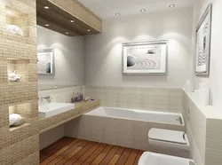 Bath design with beams
