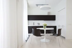 Studio kitchen design in minimalist styles