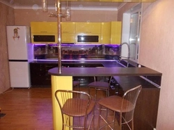 4 by 4 kitchen with breakfast bar photo