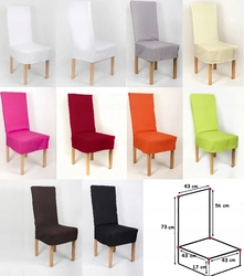 Covers for metal chairs with backrest for the kitchen photo