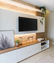 How To Decorate A Wall In The Living Room With A TV Photo