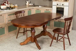 Dining table for kitchen photo