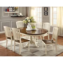 Dining table for kitchen photo