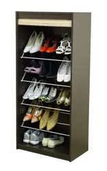 Shoe Rack In The Closet In The Hallway Photo