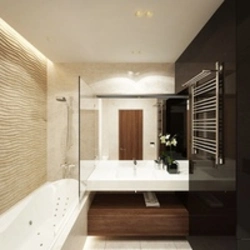 Дизайн ванной в трехкомнатной