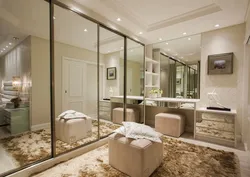 Room Design With Dressing Room And Bathroom