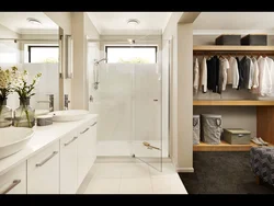 Room design with dressing room and bathroom