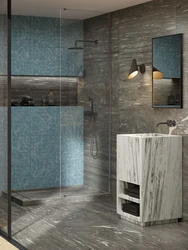 Italon Porcelain Tiles In The Bathroom Interior