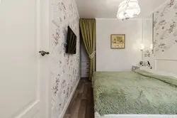 Long bedroom in Khrushchev design photo