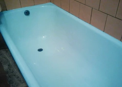 Акрылавая афарбоўка ванны фота