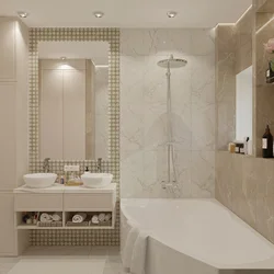 Дизайн интерьера ванной аксессуары