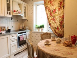 Kitchen Design In Provence Style 6 Sq.M.