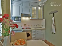 Kitchen Design In Provence Style 6 Sq.M.