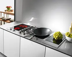 Built-In Gas Hob Photo In The Kitchen