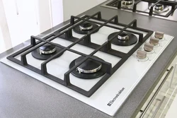 Built-in gas hob photo in the kitchen