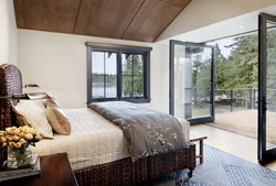 Bedroom design with terrace