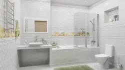 Дизайн ванной из плитки 20 40