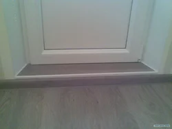 Balcony threshold in apartment photo