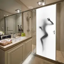 Bathroom design glass doors