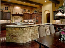 Kitchen stone interior