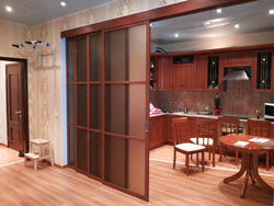 Compartment Doors To The Kitchen Photo