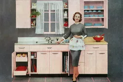 Photo of a kitchen from 1980