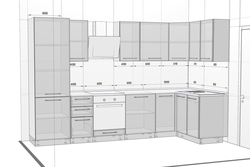 Modern Kitchen Sizes Design
