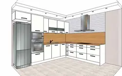 Modern kitchen sizes design