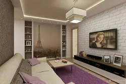 Living room interior simple inexpensive photo