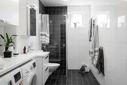 Bathroom Design With Black Shower