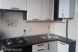 Дызайн кухні хрушчоўка з газава