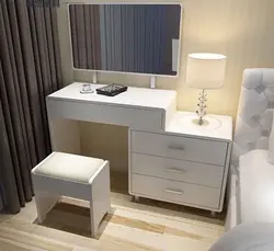 Dressing Table With TV In The Bedroom Photo
