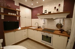 Kitchen 10 sq m with box design