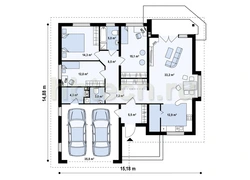Планировки Одноэтажных Домов С Тремя Спальнями И Гаражом Фото
